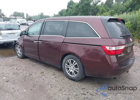 2013 Honda Odyssey Ex-L z USA, uszkodzony, nr VIN 5FNRL5H65DB088927